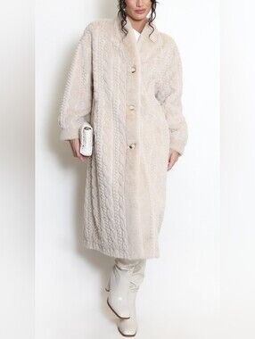 Faux Fur Long Coat